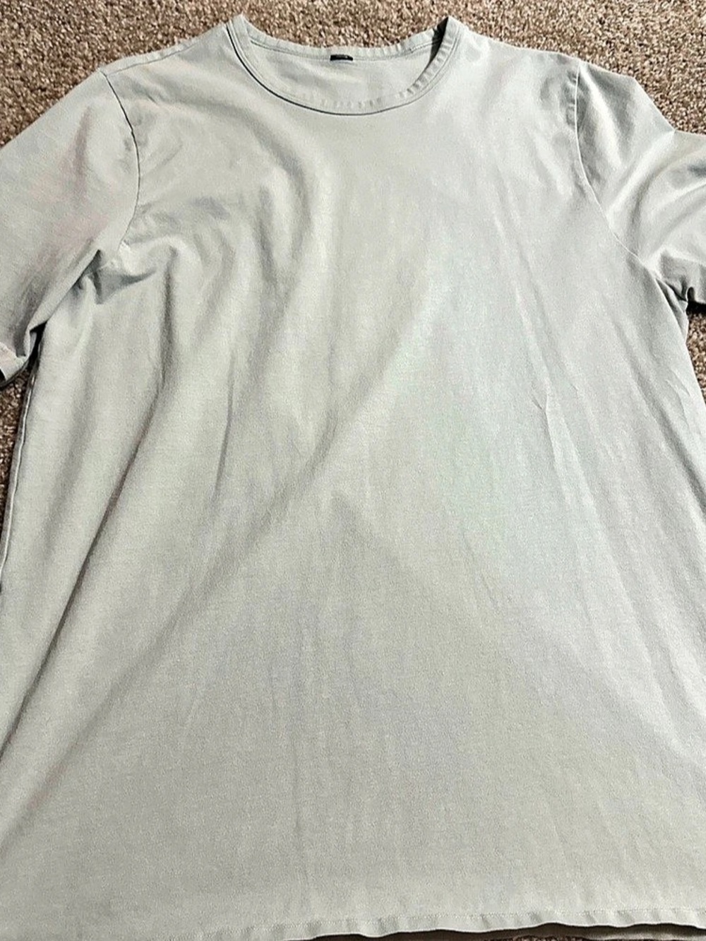 lululemon Short Sleeve Tee in a light Blue